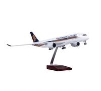 SYOEUR 47CM 1/142 For A350 Singapore Airline Model W Light & Wheel Diecast Scale Airplane Airbus Resin Plane Playkits