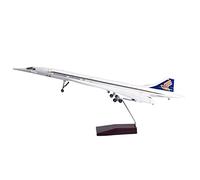 SYOEUR 50cm For Singapore And UK Concord Supersonic Airbus Diecast Finished Model Aircraft With Lights Playkits