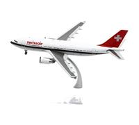 SYOEUR Alloy Collectible Plane 1 200 For Swissair Airbus A310-300 Diecast Aircraft Jet Model HB-IPI With Stand Playkits