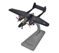 SYOEUR Die-cast Metal 1 144 Scale For P61B Black Widow Night Classic Replica Fighter Military Display Aircraft Model Hobby Playgame Kit
