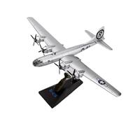SYOEUR Die-cast Metal1/144 Scale For B29 Super Flying Fortress Bomber Hiroshima Nagasaki Plane Model For Collection Hobby Playgame Kit