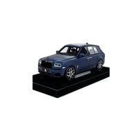 SYOEUR Die-cast Resin 1:18 For Rolls-Royce Cullinan BB Edition Matte Blue Toy Vehicles Car ModelEnthusiasts Gift Hobby Vehicles Playgame Kit
