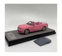 SYOEUR Die-cast Resin 1：43 For Rolls-Royce Shadow Collectible Miniature Car Home Or Office Décor Fans Gift Hobby Vehicles Playgame Kit(Pink)