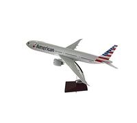 SYOEUR Fit For 777-300erx Simulation Aircraft Model Resin Toy With Base 46cm Hobby Playgame Kit