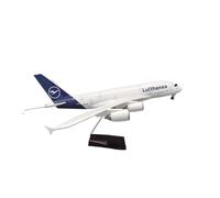 SYOEUR New 1/160Scale for Air Airbus A380 Lufthansa Replica Resin Model aircraft Collectible Aviation Enthusiast Hobby Playgame Kit(Color: NO Lamp)