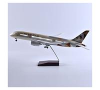 SYOEUR Resin Die Cast 1 144 Scale Fit For Etihad Boeing 787 Airplane Model With Light And Wheeled Aircraft Hobby Playgame Kit(B)