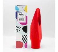 Syos Alto Saxophone Mouthpiece, Spark Model, 6 Tip Opening, Carmine Red: Easy-To-Play, Bright and Powerful