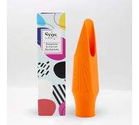 Syos Originals Tenor Saxophone Mouthpiece, Spark Model, 7 Tip Opening, Lava Orange