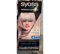 Syoss Blond Cool Blonds Hair Colour 10-55 Platinum Blonde Level 3 Pack of 3 x 115 ml
