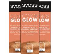 Syoss Color Glow Coral Gold Pantone 16-1337 (3 x 100 ml) Semi-Permanent Colouration for Radiant Colour Intensity up to 8 Hair Washes without Damaging Hair