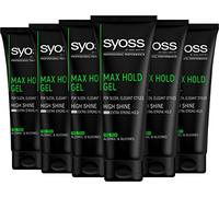Syoss Gel Max Hold Hold Level 5 Mega Strong Pack of 6 x 250 ml
