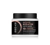 Syoss Intense Keratin Hair Mask for Fragile, Easily Breaking Hair with Keratin Strong Complex, Pack of 1, 400 ml