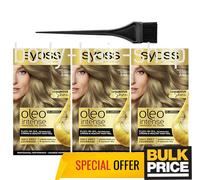 Syoss Oleo 7-10 Natural Blond Hair Color Intense Long-Lasting Result Bulk 3-Pack