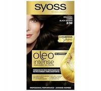Syoss Oleo Intense Hair Dye Permanent with Oils Dyeing 2-10 Brown Black