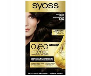 Syoss Oleo Intense Hair Dye Permanent with Oils Dyeing 2-10 Brown Black