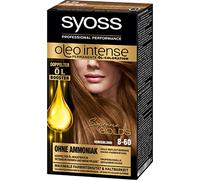 Syoss Oleo Intense Permanent Oil Colouration, 8-60 Honey Blonde Level 3, Pack of 3 (3 x 115 ml)