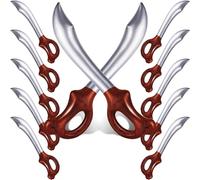 SYOZPXY 12 Pcs Pirate Sword Pirate Party Toys, Inflatable Swords Knife | Inflatable Swords for Birthday Party Supplies Halloween Cosplay Stage Props Summer Pool Swimming Parties Water Toy