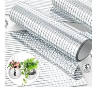 SYOZPXY 5400PCS Disco Mirror Tiles, 5x5mm Self-Adhesive, Silver Plastic, DIY Decoration for Walls, Tiles, Glass, Metal