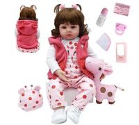 SYP Reborn Baby Dolls 17 inch 48cm Soft Silicone Vinyl Reborn Dolls Girl Realistic Baby Doll Lifelike Baby Dolls Newborn Baby Dolls Handmade Toys Birthday Giftdler