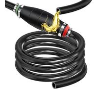 Syphon Pump, FortCeremy 2m All-Rubber Automotive Siphon Hose for Fuel, Oil & Water Transfer, Petrol, Brake Fluid & Oil Extractor Siphon Hose Pump for Cars, Boats, Fish Tanks, Tanks & More