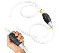 Syphon Pump Kit, 2m Fuel Syphon Pump with Hand Water Pump, Portable Siphon Pump for Cars, Fish Tanks, Boats, Gasoline Transfer, Petrol, Diesel, Oil Extraction