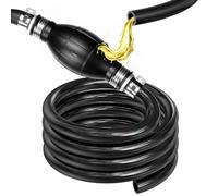 Syphon Pump, Syphon Tube 2M All-Rubber Automotive Siphon Hose Petrol Siphoning Kit Hand Siphon Pumper for Cars Boats Fish Tanks