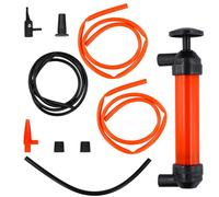 Syphon Pump Vacuum Pump, Siphon Hand Pump Water Suction Fuel Petrol Pump Hoses Set, Oil Extractor Pump Transfer Pump for Fuel, Gasoline and Other Fluids, Air Pump Attachments