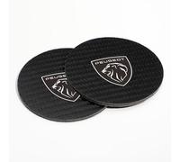 SYQCM 2 Pcs Car Cup Holders Coasters for Peugeot 3008 GT Line 2019-2024 2025, Auto Mug Mats Vehicle Cup Stand Drink Holder Insert Coaster for Women Men Anti Slip Shockproof