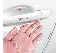 SYQCM 8 Pcs Car Door Handle Protectors for Mazda 6 II Combi (GH) 2010-2012, Paint Protection Stickers Door Side Handle Paint Guard Waterproof Anti Scratches Stickers,Red