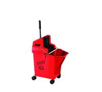 Valuex Mop Bucket & Wringer 9L Red