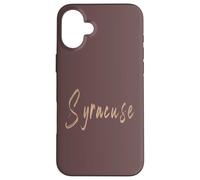Syracuse Italy Vintage elegant design Case for iPhone 16 Plus