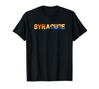 Syracuse, New York - Orange and Blue hue T-Shirt