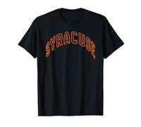 Syracuse, New York - Orange Arch See Through T-Shirt