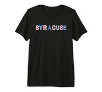 Syracuse, New York - Spring Flowers Premium T-Shirt
