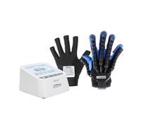 SYREBO Latest Hand Rehabilitation Robot Glove E12 - 7 Training Modes, Active Game Mode, Voice Broadcast, 9 Adjustable Strength Levels for Stroke Hand Therapy (Right Hand, L)