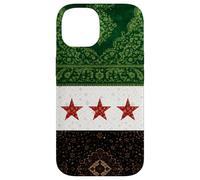 Syria Flag and Map Damascus Proud Heritage Design Love Syria Case for iPhone 14