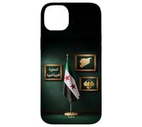 Syria Flag and Map Damascus Proud Heritage Design Love Syria Case for iPhone 14 Plus