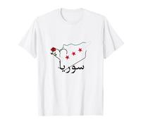 Syria Flag Damascus Syrian Flag I Love Syria T-Shirt