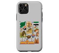 Syria Heritage Collage - Vintage Middle Eastern Culture Case for iPhone 11 Pro