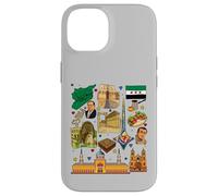 Syria Heritage Collage - Vintage Middle Eastern Culture Case for iPhone 14