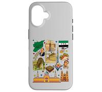 Syria Heritage Collage - Vintage Middle Eastern Culture Case for iPhone 16