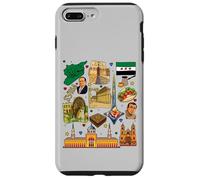 Syria Heritage Collage - Vintage Middle Eastern Culture Case for iPhone 7 Plus/8 Plus