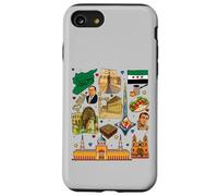 Syria Heritage Collage - Vintage Middle Eastern Culture Case for iPhone SE (2020) / 7/8