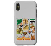 Syria Heritage Collage - Vintage Middle Eastern Culture Case for iPhone X/XS