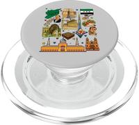 Syria Heritage Collage - Vintage Middle Eastern Culture PopSockets PopGrip for MagSafe
