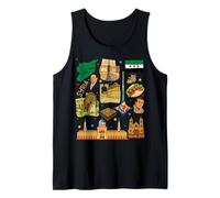 Syria Heritage Collage - Vintage Middle Eastern Culture Tank Top
