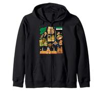 Syria Heritage Collage - Vintage Middle Eastern Culture Zip Hoodie