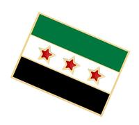 Syria Map Flags Badge Pin Patriotic Designs Pin Sturdy Metal Badge For Cultural Enthusiasts And Fashion Lovers Unique Fashion Accessory