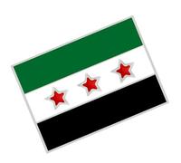Syria Map Flags Badge Pin Patriotic Designs Sturdy Metal Badge For Cultural Enthusiasts And Fashion Lovers Sturdy