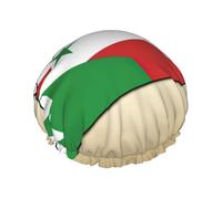 Syrian Arab Republic Flag Map01 Shower Caps Women Reusable Large Shower Cap Men Quickdry Care Hair Long Short Kids Bath